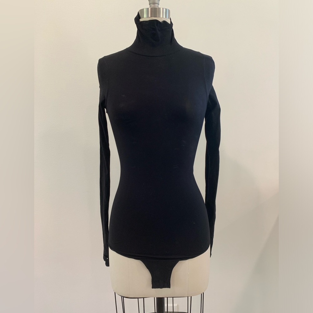 OS L/S Black Commando Bodysuit